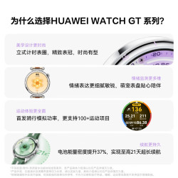 华为 HUAWEI WATCH GT 6 智能手表 41mm 魅影黑 氟橡胶表带