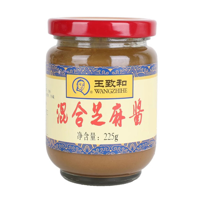 淘金币可用：王致和 混合花生芝麻酱 225g*2瓶