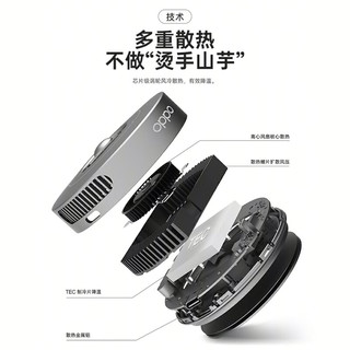  OPPO 50W高功率 磁吸无线充电器  单头 50W