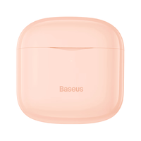 倍思E3 半入耳真无线耳机 25版佩戴舒适蓝牙5.4音乐运动耳机低延迟适用苹果华为vivo荣耀oppo手机 佩戴舒适+高清音质+低延迟 粉