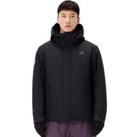 伯希和（Pelliot）冲锋衣男女三合一户外硬壳防水登山秋季外套114301037黑L 【男款】漫暮黑/暴雨级防水