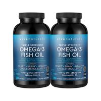 88VIP:Viva Naturals Viva深海鱼油omega3软胶囊180粒2瓶+赠品30粒