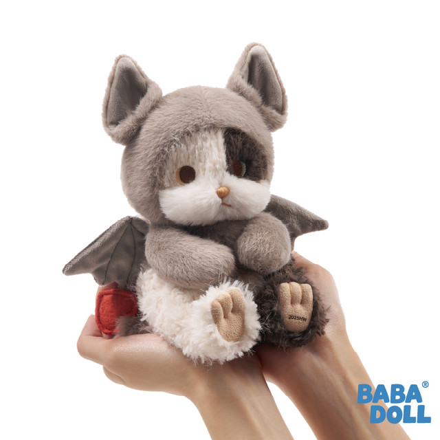 新品发售：BABA DOLL 没有猫恶魔毛绒玩偶（万圣礼物 掌心小偶）