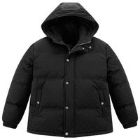 太平鸟 男装 羽绒服25冬季90白鸭绒面包服立体提花保暖外套潮~