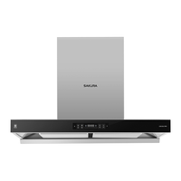 樱花(SAKURA)欧式烟机家用双腔变频烟灶联动27立方大吸力1100pa强静压双腔分吸拢烟挥手智控自洁CXW-230-JTE01