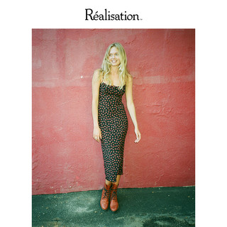 Réalisation The Alba 真丝碎花吊带连衣裙 Sonic M