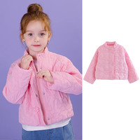 I LOVE J ILOVEJ童装2025秋季女童棉服轻薄蝴蝶结外套/JWFOU12