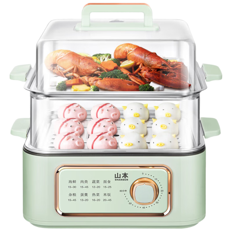  SHANBEN/山本 多功能一体 电蒸锅  绿色