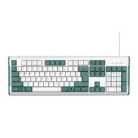 宏碁 拼色机械手感键盘鼠标有线 抹茶绿