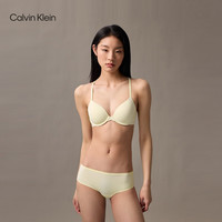 Calvin Klein内衣【甄选礼盒明星同款】25ck无痕顺滑弹力防夹臀半包臀内裤女 SYC-柠檬黄 1条 M
