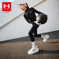 安德玛（Under Armour）女童春季针织舒适运动套装儿童运动套装251213176 黑色 150cm 