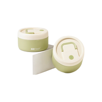 BBFRESH保温饭盒304不锈钢两层超长保温单层多层大容量多餐盒 【抹茶绿】保温袋+餐具2层1040ml