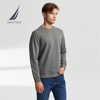 诺帝卡（NAUTICA）【蓄热保暖】秋冬新款男装索罗娜毛圈面料亲肤卫衣男KO4301-N