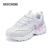 斯凯奇(Skechers)女子运动鞋时尚桃花鞋老爹鞋百搭休闲日常小白鞋休闲鞋 炭灰色1/LGLV 38.5