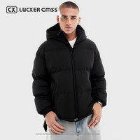 LUKER CMSS秋冬款上衣款百搭棉服外套连帽防微水锁温保暖棉衣
