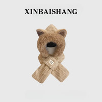 度步者 女士火狐狸耳朵帽子围巾手套三件套 1117