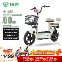 绿源 乐骑9 小福星 电动自行车 48V20Ah TDT7457Z
