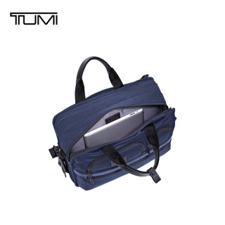 今日必买：TUMI GEN 4.3 CORE男士公文包商务高端弹道尼龙海军蓝色