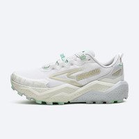 BROOKS布鲁克斯Caldera 山啸8户外登山越野跑鞋轻量全地形徒步鞋 【月光系列 女款】白珍珠/青草蓝 45