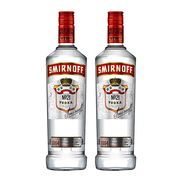 SMIRNOFF 斯米诺 红牌 伏特加鸡尾酒700ml*2 40%vol