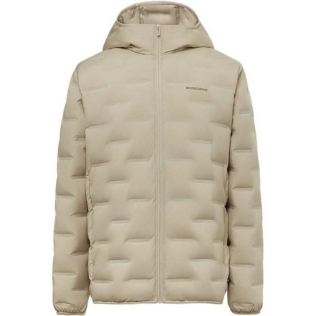 波司登 春季男短款连帽轻薄羽绒服高品质鹅绒外套