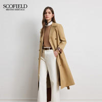 【免定金】Scofield女装英伦风格含棉风衣双排扣2025秋冬 米色 170