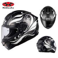 OGK KABUTO OGK KABUTO 空气刀6代 摩托车头盔 ELFI哑黑 M