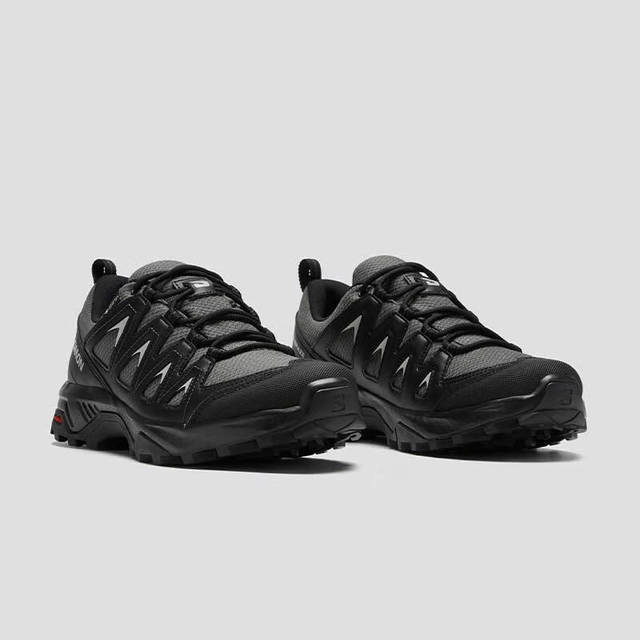 salomon 萨洛蒙 女款 户外运动舒适透气轻量防水减震防护徒步鞋 X BRAZE GTX 磁铁灰