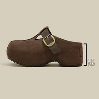 snowelf 女士厚底穆勒鞋 Y1817