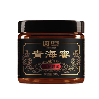 花宝高原青海蜜油菜蜜成熟蜂巢蜜条蜜野花枸杞蜜百花洋槐结晶蜂蜜 枸杞蜜纪念款500g