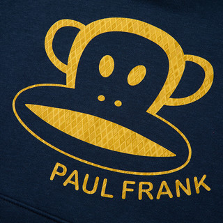 大嘴猴（paul frank）童装儿童加绒套装2025冬季款舒适保暖休闲运动中大童时尚厚款套装 193F藏青 110
