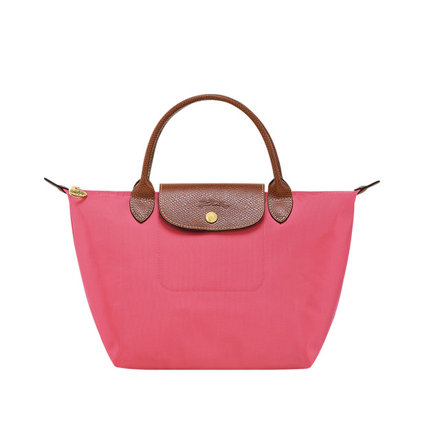 20点开始：LONGCHAMP LE PLIAGE小号手提包饺子包 L1621089 P76 石榴红