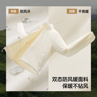 蕉下双面穿冲锋衣抓绒衣内胆摇粒绒软壳外套女户外防风防泼水秋冬