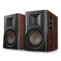惠威 D100蓝牙音箱2.0声道多媒体有源音响笔记本台式电脑桌面音响 木纹色
