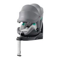 宝贝第一 汽车灵悦3+座椅0-4-7岁婴儿童宝宝360车载i-size认证 舒行灰