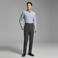 雅戈尔（YOUNGOR）西裤男士混纺弹力TR西裤底部磨毛柔软舒适保暖西裤2025 深灰VCHX319935CWA 42 185/104A （3尺2）106cm