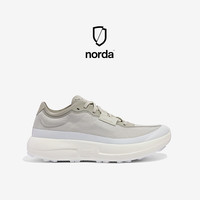 NORDA005低帮越野跑鞋Dyneema户外徒步轻便耐磨运动鞋 冰川灰（男 ） 44MEN(US10.5)（拍大半码）