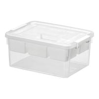 Citylong 禧天龙 五金收纳箱 双层 16L*1个 高透明