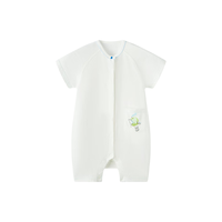 babycare婴儿连体衣薄荷夏天抑菌宝宝包屁衣春装外出服