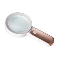 BIJIA光学放大镜老人儿童阅读带灯高清高倍鉴定高效便携式放大镜