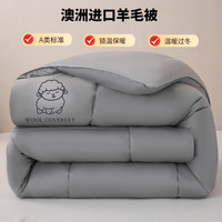 归途 A类100%澳洲进口羊毛被 200*230cm 4斤
