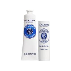 欧舒丹 乳木果套装（手霜30ml+唇膏4.5g）舒润养肤 法国进口教师节礼物