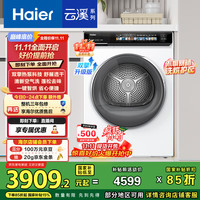 海尔 Haier 10KG双擎热泵家用干衣机 空净过滤  EHGS100176PROW 家电