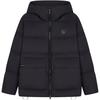 TEENIE WEENIE 小熊女25秋冬90鸭绒简约连帽羽绒服外套 黑色 L