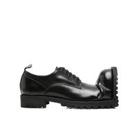 COMME des GARÇONSCOMME DES GARCONS男士系带休闲鞋防滑耐磨舒适脚感易穿脱黑色皮革鞋面橡胶鞋底 黑色 41