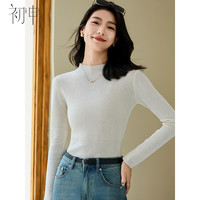 初申 女士半高领针织衫 S143Z3007