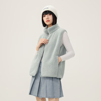 雪中飞 2025春秋女士防风保暖休闲户外舒适立领珊瑚绒外套马甲