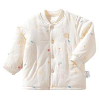 童泰婴儿衣服加厚宝宝棉衣秋冬对开立领棉服上衣男女夹棉棉袄冬季