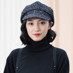 677888 女士八角帽 韩版贝雷帽