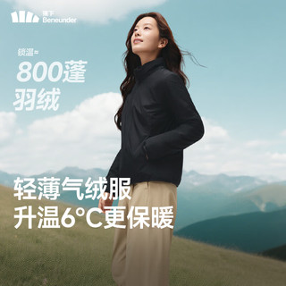 蕉下（beneunder）气绒服立领轻量保暖防风秋冬女士气绒外套显瘦舒适 藕荷粉 S